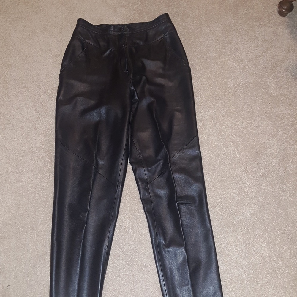 Leather pants